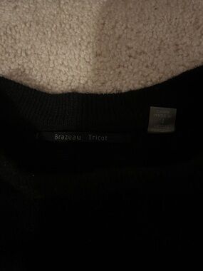 Brazeau Tricot Black Knit Sweater
